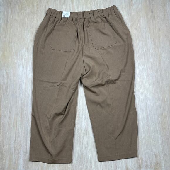 NWT Lane Bryant The Perfect Drape Straight Ankle Petite Mid Rise Pants 20 PETITE - Picture 12 of 16